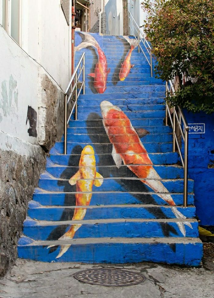 urban-street-art-mare scale pesci Graffiti