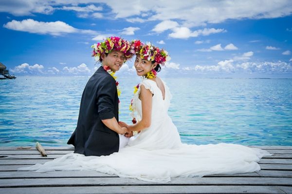 Atostogos-in-Prancūzijos Polinezija santuoka priėmimo