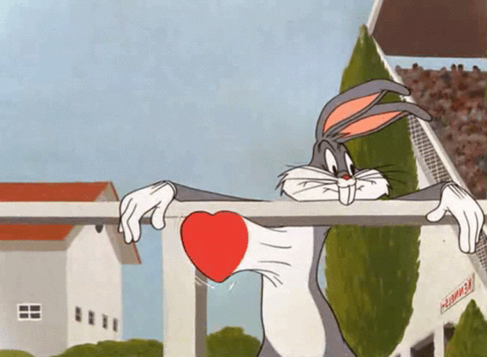 tapet Valentines bug-iepuras-frumos animație