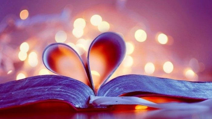 valentinovo ozadje a-knjige-s-strani-in-the-obliki-of-srca