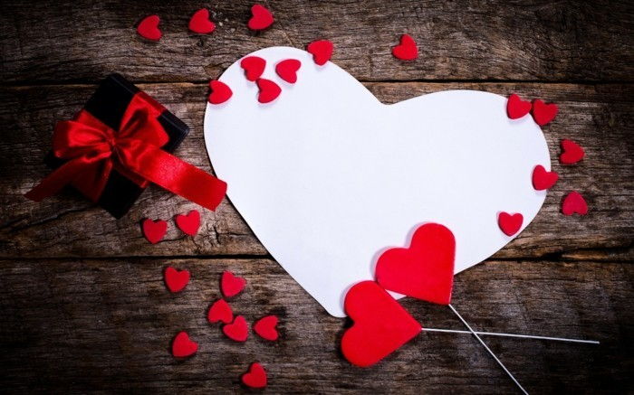 valentines tapet kreativ-modell-hjerte-i-hvit-farge