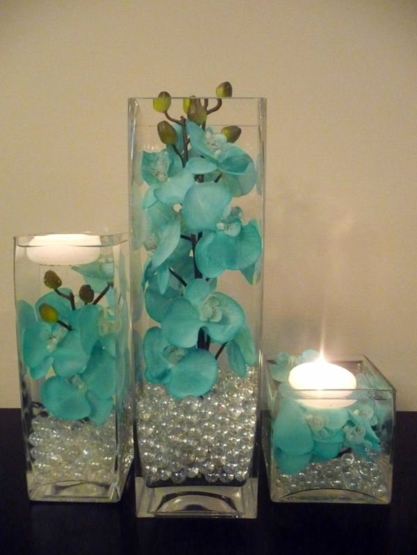 Vaso decorar azul-AKZENTE