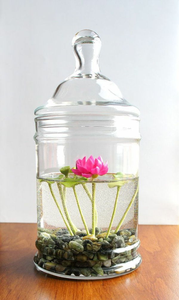 vasos-decorar-flor em água