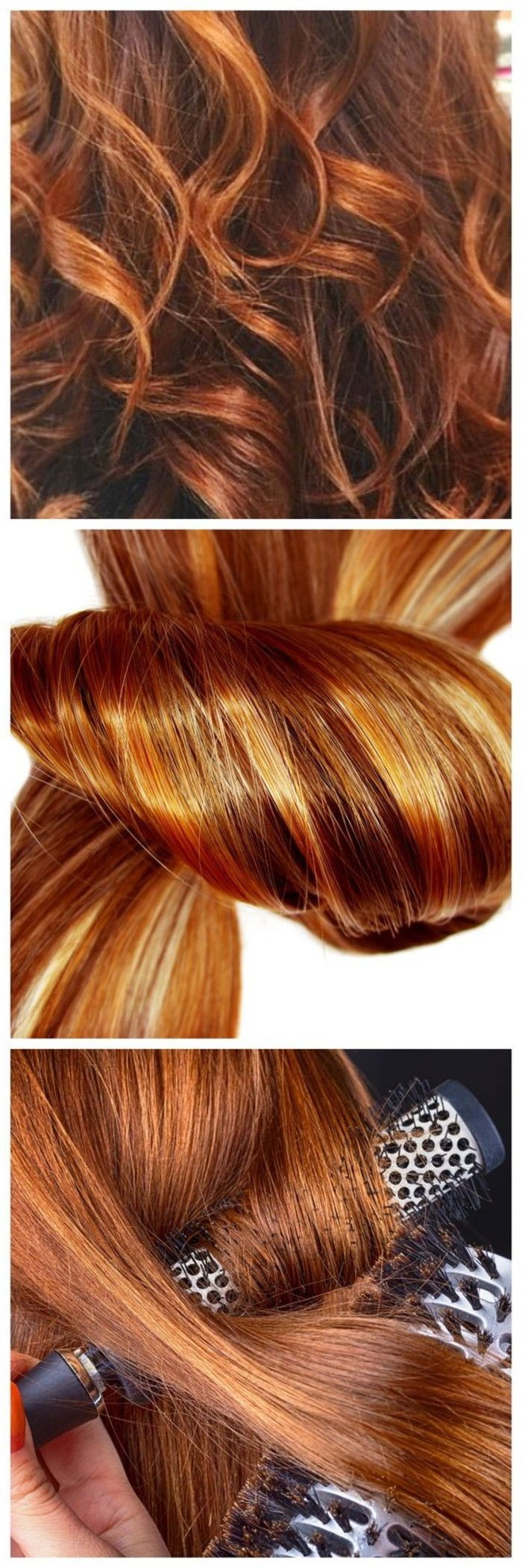 様々な髪型のアイデア - 銅のための髪の色