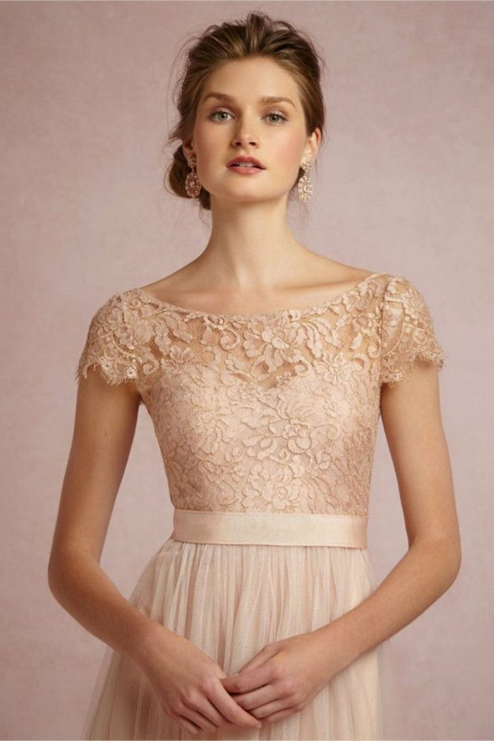 Vintage vestuvių suknelė-in-rožinė-laivapriekio su