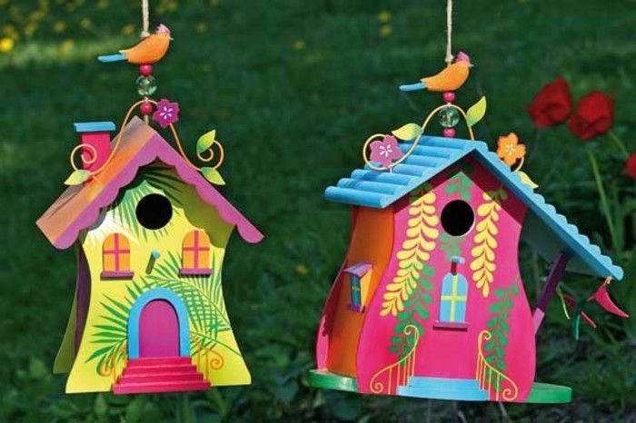 alpiste casa-própria-build-colorida-de aves casas-own-build