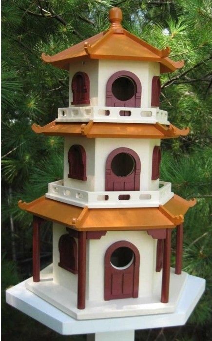 fuglefrø hus-egen-build-egen-bygge med kinesisk-motiver-en-fugl frø house-