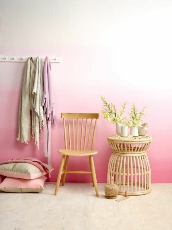 -Trem nastavljen-roza barve stene stenske oblikovanje ideje