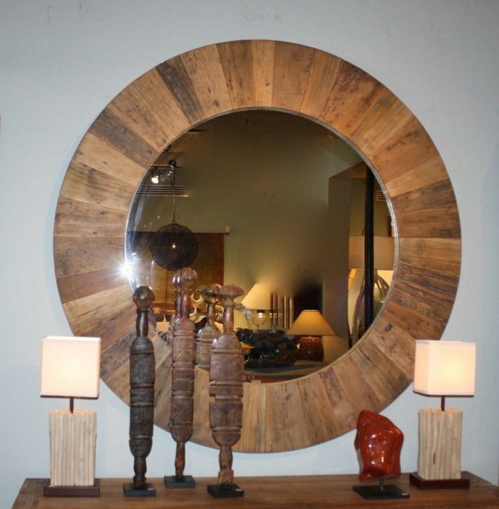wanddekko-spegel-från-olika-trä andel