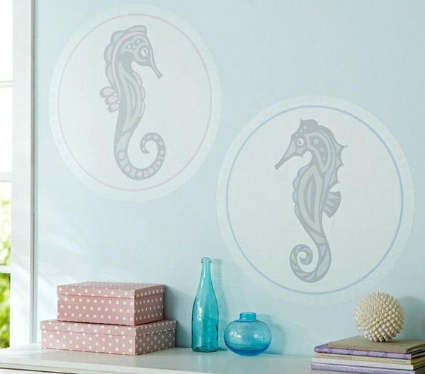 wanddeko-ideje-Morski Konjic-deco-ideje-dekoracijo-hausdeko-ideje-z-morja konj