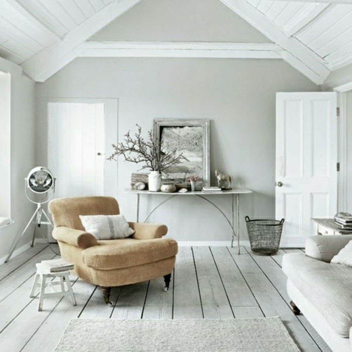 culoare de perete și gri-living-design modern