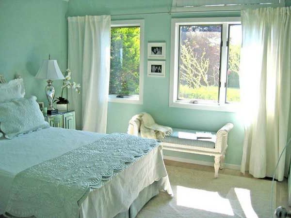 perete de culoare-menta-menta-verde-Schema-pentru dormitoare-1