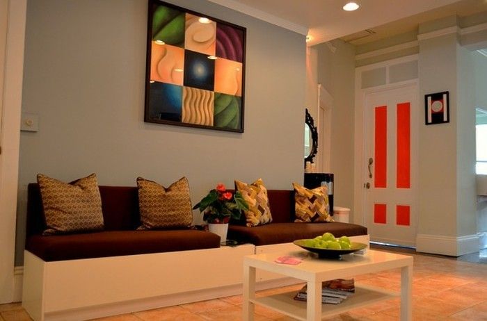 perete de culoare-living-design modern