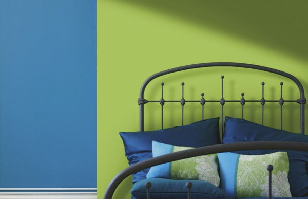 steno barvno kombinacijo-modro-zeleno