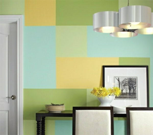 steno barvno kombinacijo-rumeno-zeleno-modro