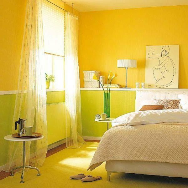 stena barvno kombinacijo rumena