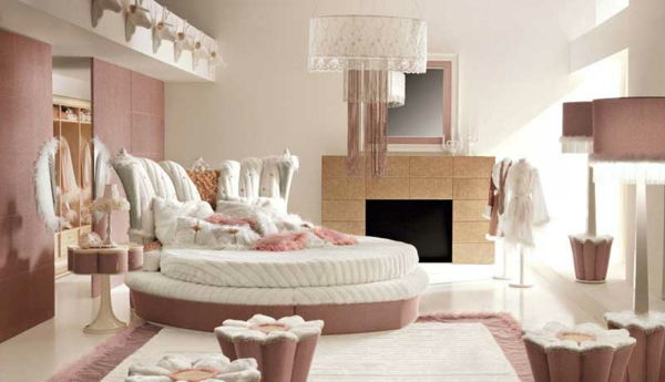 vegg-farger-trender-vakker-soverom-elegant seng