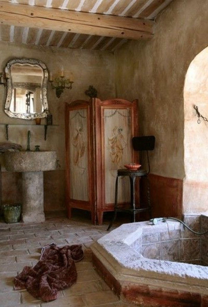 väggdesign-bad-utan-plattor-i vintagestil