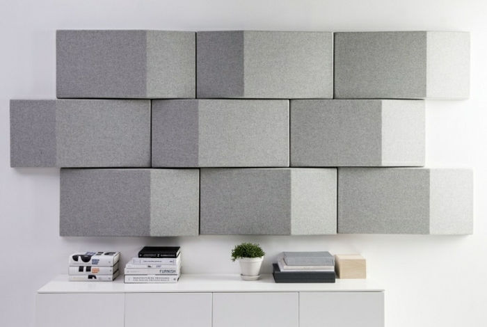 veggplate-veggplate 3d veggpanel vegg panel-vegg design-grå