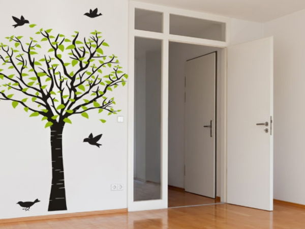 mooi-Wandtattoo-corridor-tree-wand design Corridor