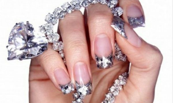 Nail design bilder for bryllup - kul modell