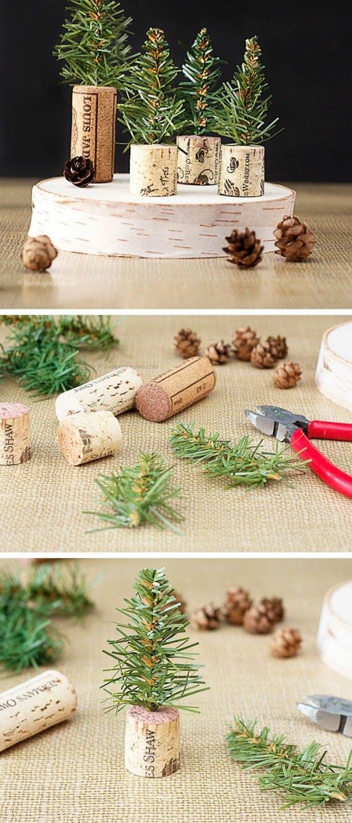 christmas decoration-selv-making weihnachtsdeko-selv-make-liten-wehnachtsbaume