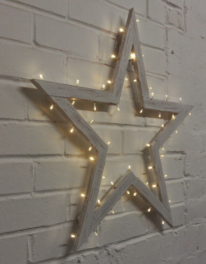 Crăciun Basteleien-superb model de stea aprins-