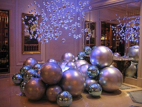Weihnachtsdeko-ideas-great Luminous Balls