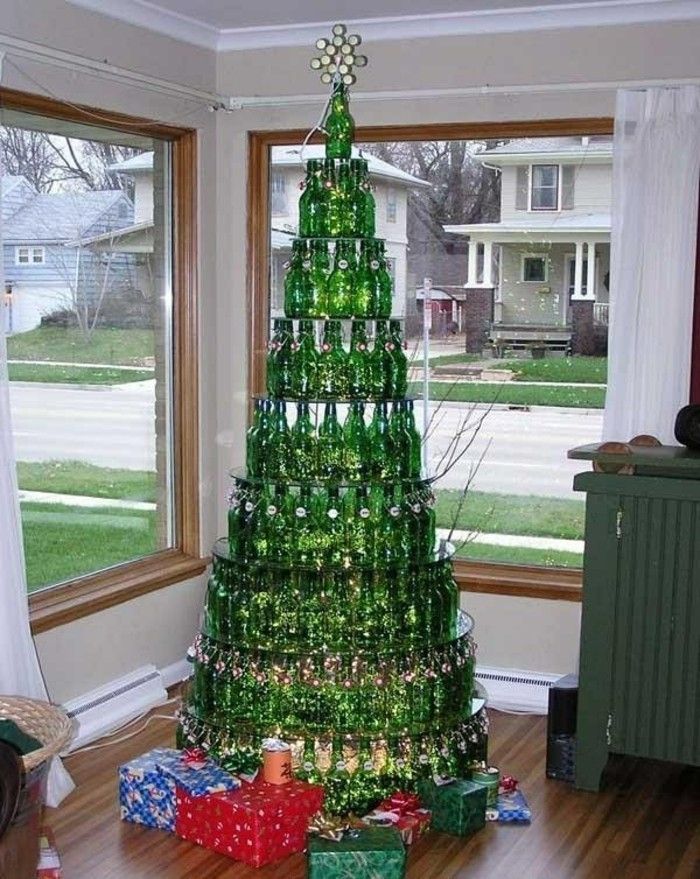 garrafas Natal-se-mexer-grande-fir-off