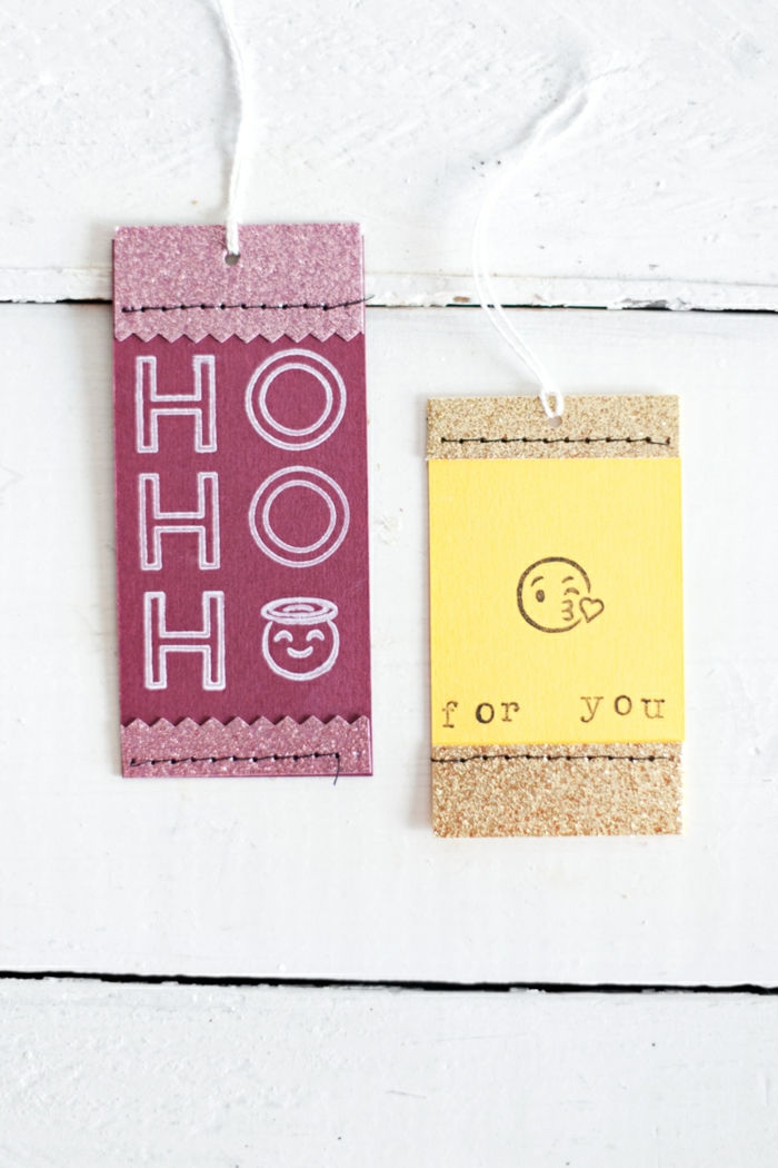 Romantické vianočné karty ľahké, bozky pre vás, DIY nápad inšpirovať a napodobňovať