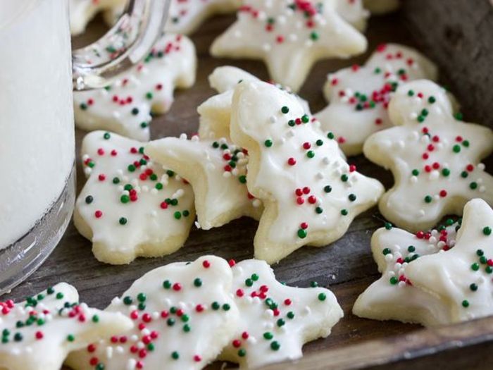 Vianočné sušienky - biele a mliečne