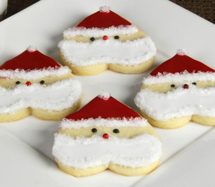 santa claus vianočné cookies nápady a tvary