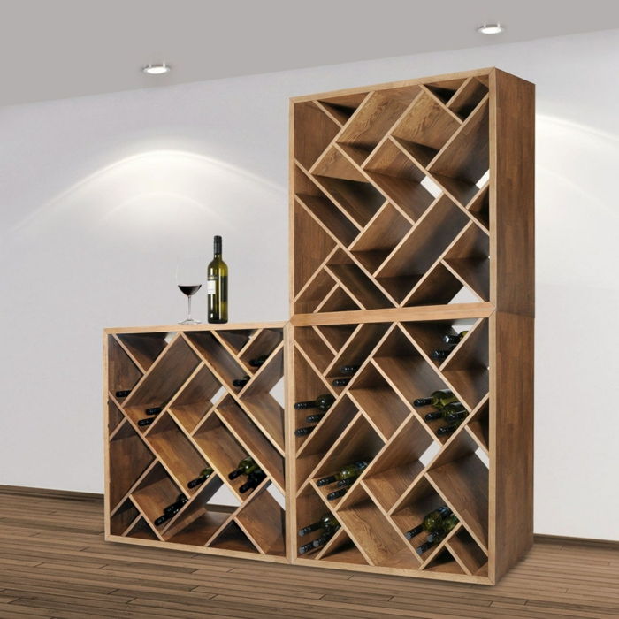 wijnrek voor het muuridee dat perfect is voor wijnflessen en boeken, ook een perfecte plank
