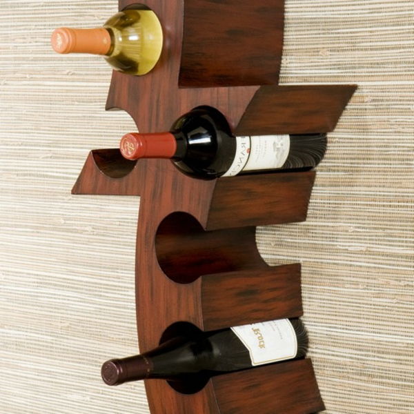 wijn stand-hout-zelf-build- hangen aan de muur