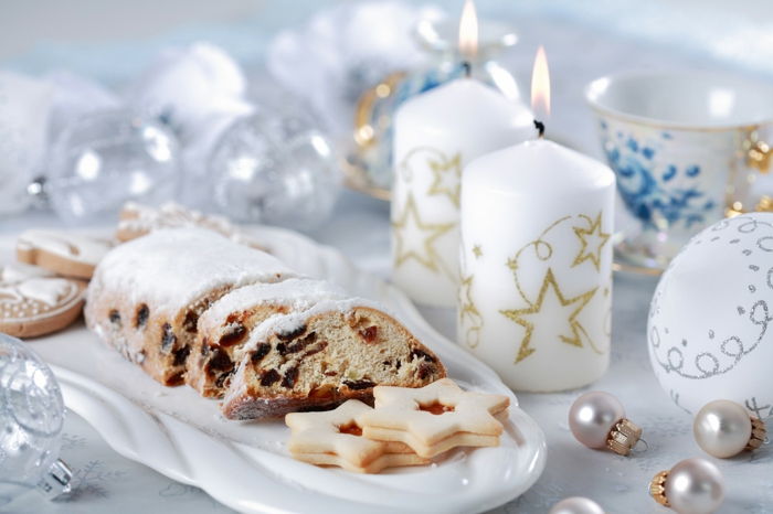 Božični Dekoraterstvo idej miza dekoracija Cupcake bele sveče