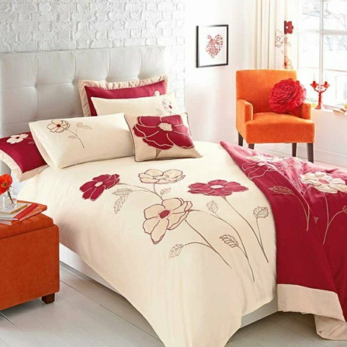 white-lin-flower-motiv moderna-scglafzimmer