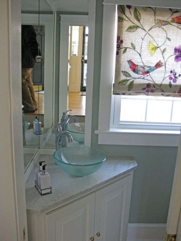 biało-kolor-top-of-umywalka z szafką szkła bazowego