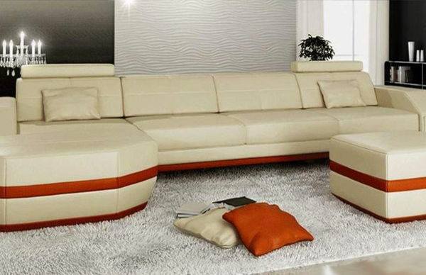 biało-kolor-na-narożnik-sofa-pokrowce- zaprojektuj nowoczesny salon
