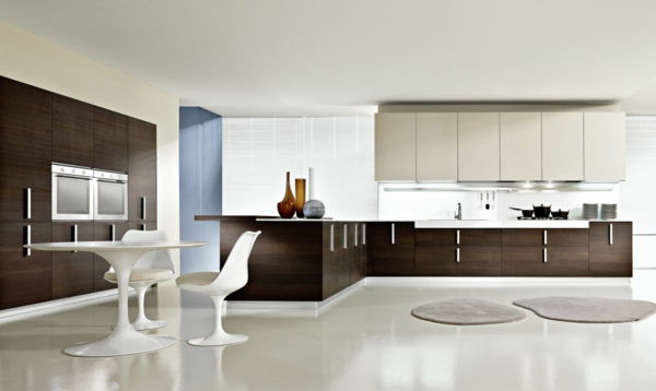 design de cozinha branco moderno