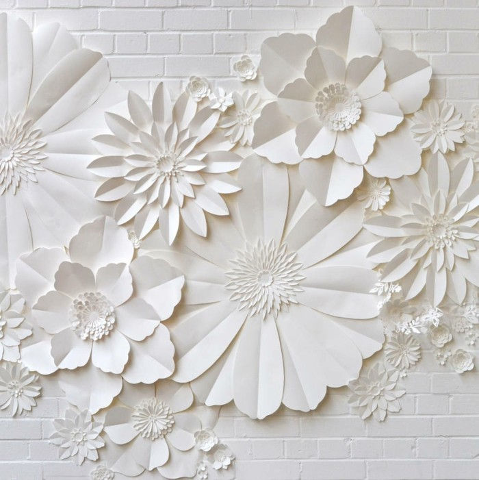 biely papier kvety, Drotár, zaujímavý dizajn