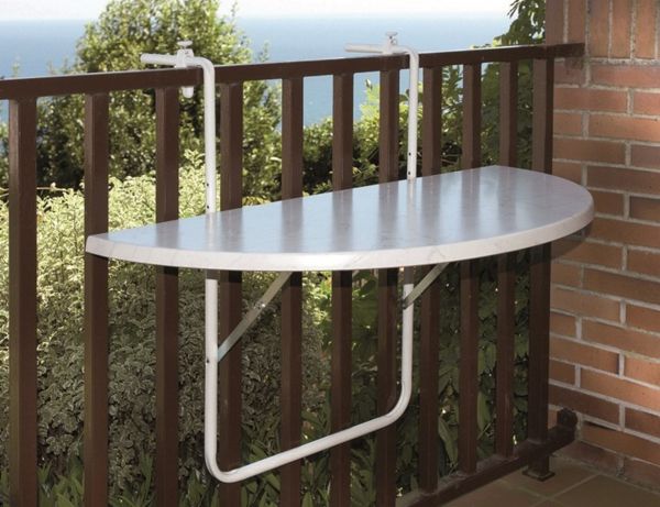 vithängande bord-för-balkong-hängande bord för balkong