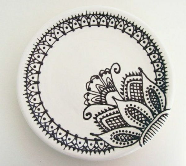 white-Teller Henna Decoration Flower