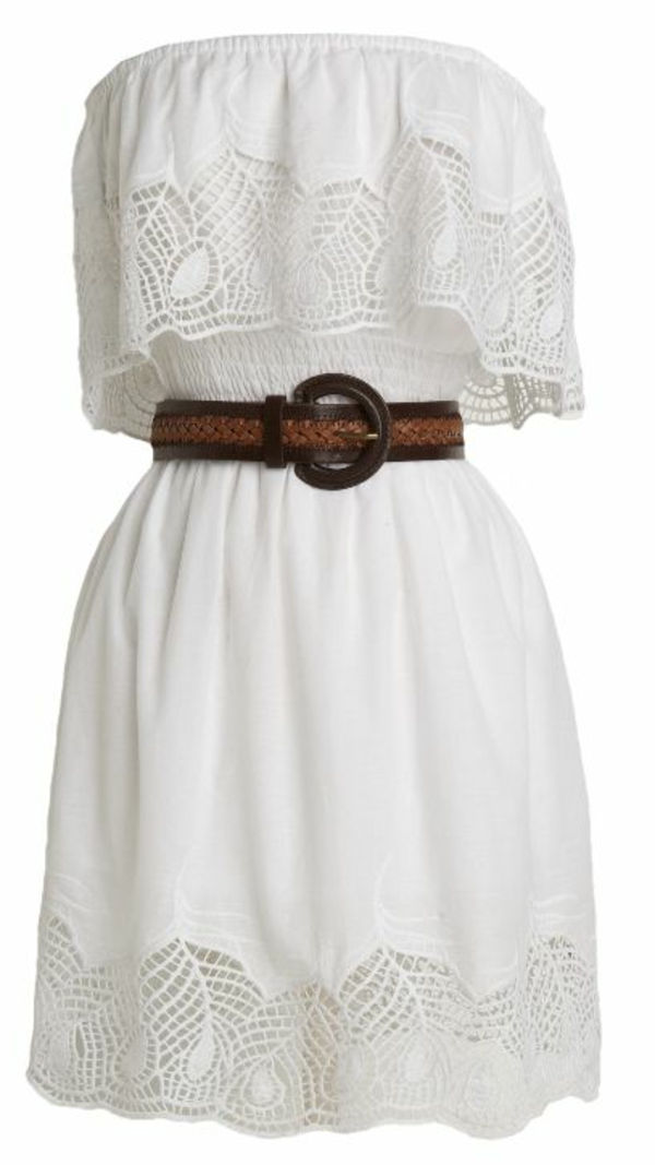 Balta vasaros suknelė ponios suknelės marškiniai-Moterys-moterų mados