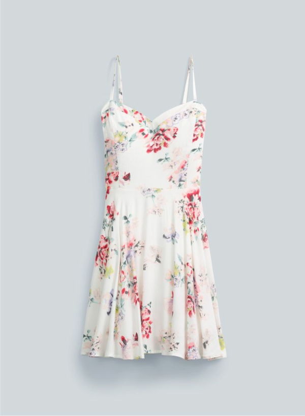 balta suknelė su-vasaros gėlės moterims suknelės marškiniai-Moterys-Moterų mados