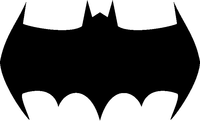 Her er en annen ide for en svart flygende batman-logo