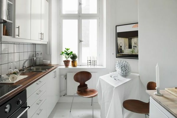 modernus vieno kambario apartamentų dizainas