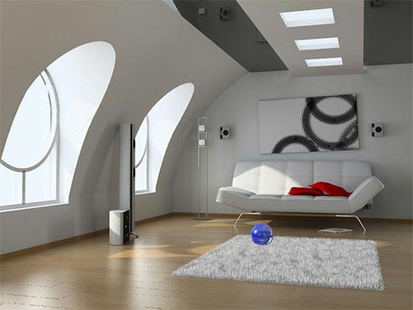 heminredningsidéer - vit design - moderna möbler