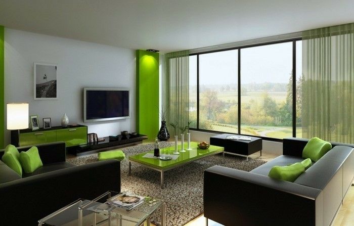 obývačka lamely-nápady-light-green