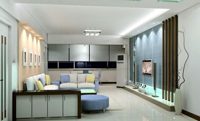 living-design-living-set-panouri de perete-TV-perete-perete TV-in-albastru