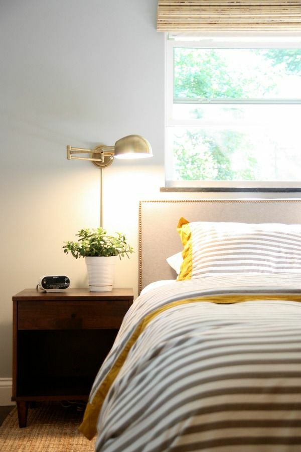nuostabus skaitymo lempa lova miegamasis idėja lanksti